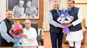 मल्लिकार्जुन खरगे और केसी वेणुगोपाल से मिले विनय कुमार, संगठनात्मक कार्यों पर की चर्चा